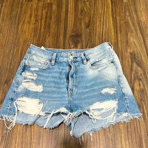 american eagle jean shorts size:6